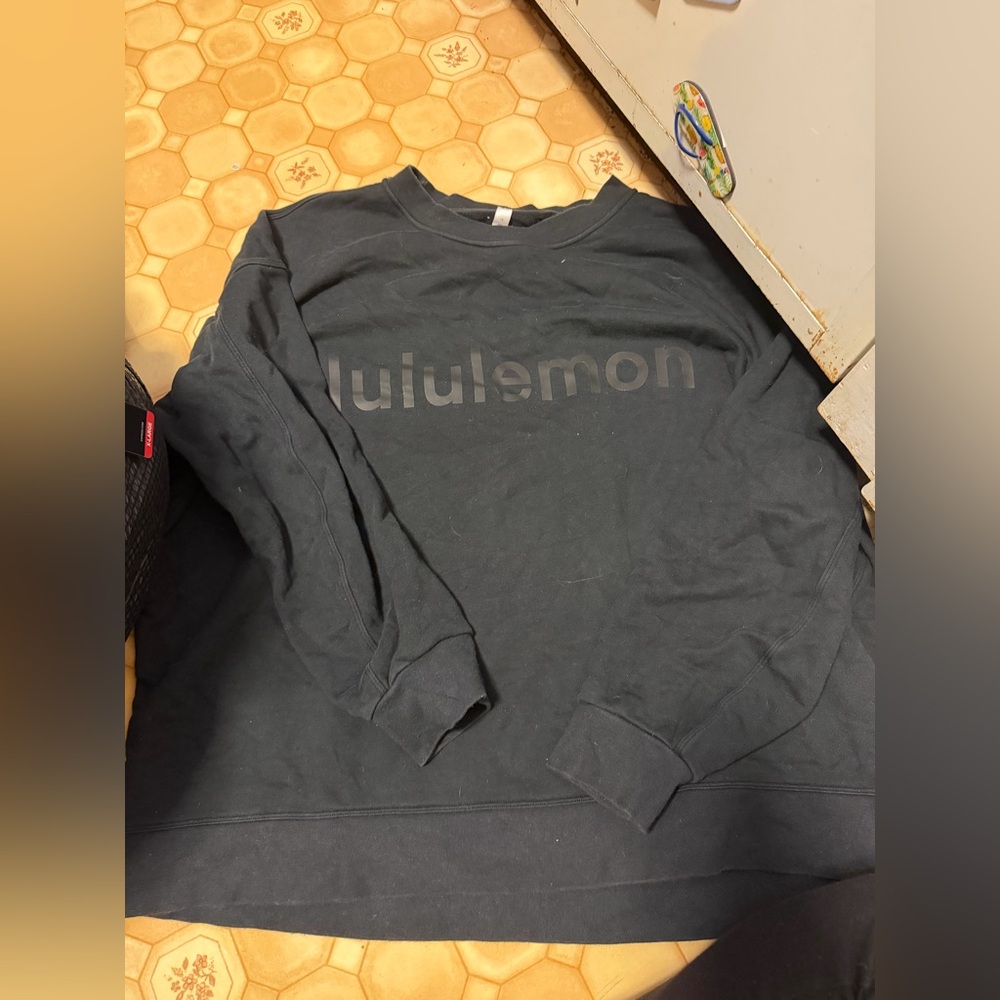 lululemon athletica Black Crewneck